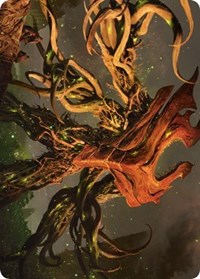 Ashaya, Soul of the Wild Art Card (Gold-Stamped Signature) (69) [Art Series: Zendikar Rising]