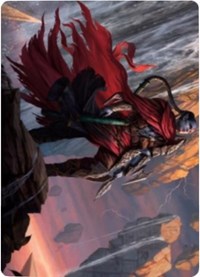 Anowon, the Ruin Thief Art Card (75) [Art Series: Zendikar Rising]