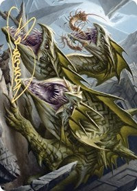 Grakmaw, Skyclave Ravager Art Card (Gold-Stamped Signature) (76) [Art Series: Zendikar Rising]
