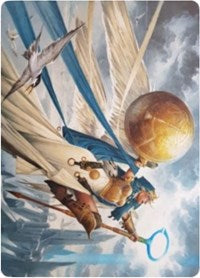 Linvala, Shield of Sea Gate Art Card (77) [Art Series: Zendikar Rising]