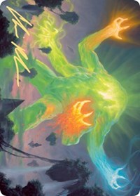 Omnath, Locus of Creation Art Card (Gold-Stamped Signature) (78) [Art Series: Zendikar Rising]