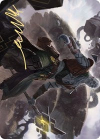 Orah, Skyclave Hierophant Art Card (Gold-Stamped Signature) (79) [Art Series: Zendikar Rising]
