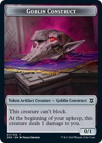Goblin Construct // Kor Warrior Double-Sided Token (11 // 4) [Zendikar Rising]