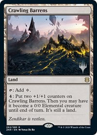 Crawling Barrens (262) [Promo Pack: Zendikar Rising]
