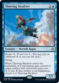 Thieving Skydiver (85) [Promo Pack: Zendikar Rising]