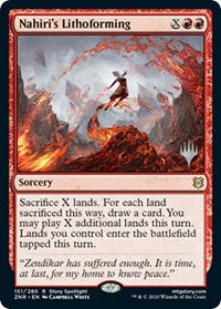 Nahiri's Lithoforming (151) [Promo Pack: Zendikar Rising]
