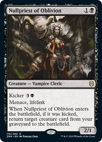 Nullpriest of Oblivion (118) [Promo Pack: Zendikar Rising]