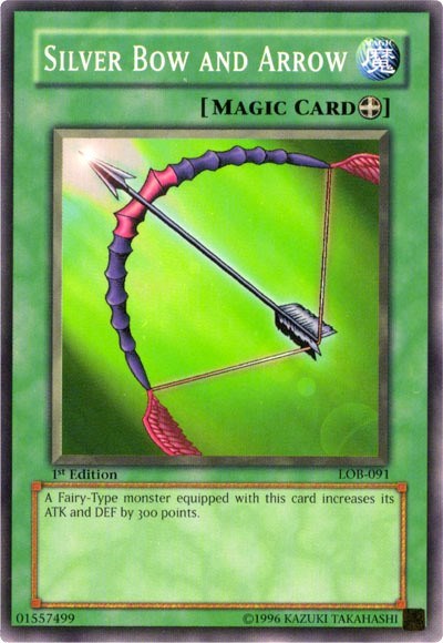 Silver Bow and Arrow (LOB-091) [The Legend of Blue Eyes White Dragon]