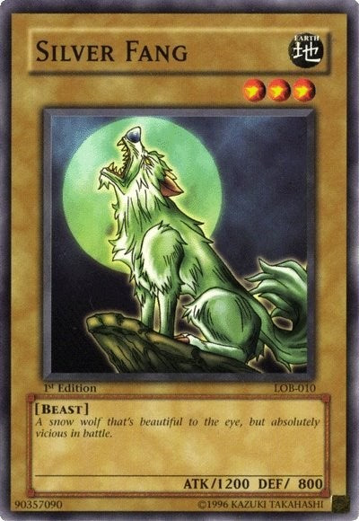 Silver Fang (LOB-010) [The Legend of Blue Eyes White Dragon]
