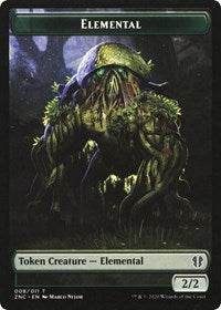 Elemental (008) // Elemental (010) Double-Sided Token (8 // 10) [Commander: Zendikar Rising]
