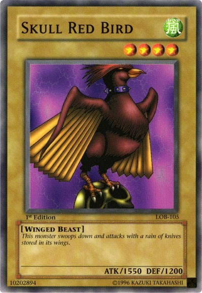 Skull Red Bird (LOB-105) [The Legend of Blue Eyes White Dragon]