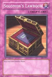 Solomon's Lawbook (PSV-013) [Pharaoh's Servant]