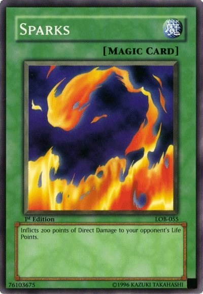 Sparks (LOB-055) [The Legend of Blue Eyes White Dragon]