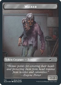 Walker (Metal Head // Treasure) Double-sided Token (152 // 153) [Secret Lair Drop Series]