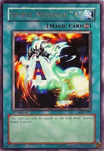 Spirit Message "A" (LON-091) [Labyrinth of Nightmare]
