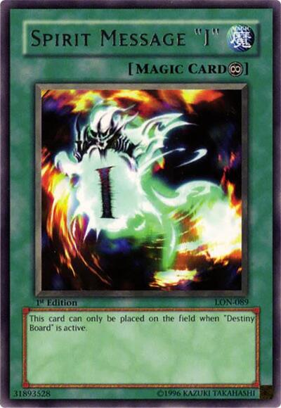 Spirit Message "I" (LON-089) [Labyrinth of Nightmare]