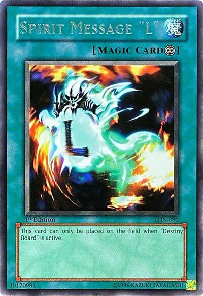 Spirit Message "L" (LON-092) [Labyrinth of Nightmare]