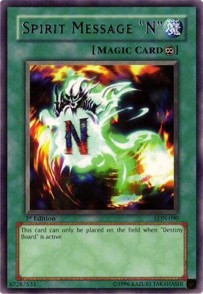 Spirit Message "N" (LON-090) [Labyrinth of Nightmare]