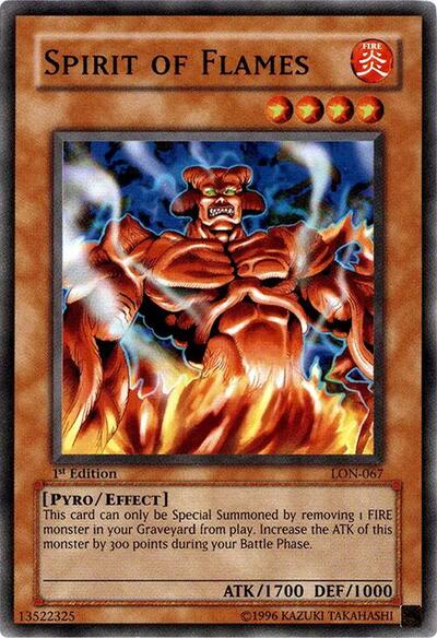 Spirit of Flames (LON-067) [Labyrinth of Nightmare]