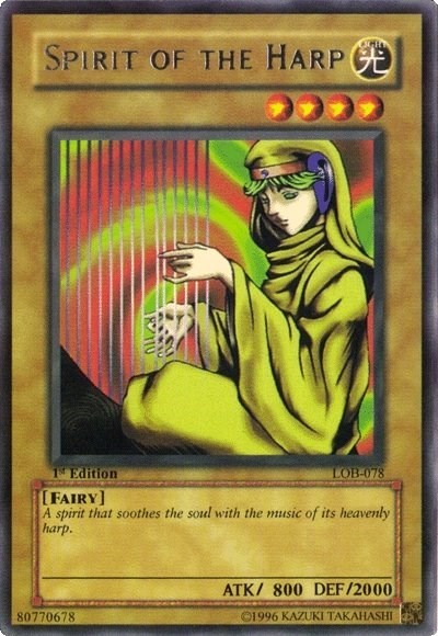 Spirit of the Harp (LOB-078) [The Legend of Blue Eyes White Dragon]