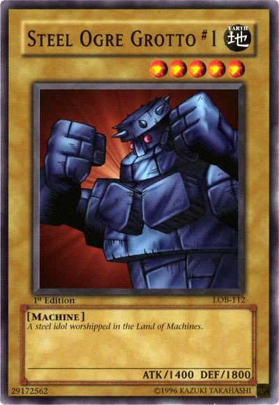 Steel Ogre Grotto #1 (LOB-112) [The Legend of Blue Eyes White Dragon]