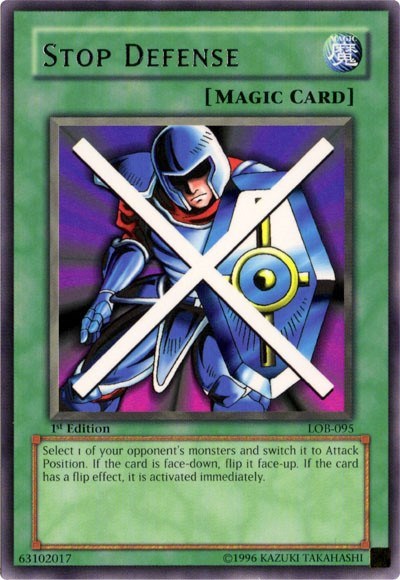 Stop Defense (LOB-095) [The Legend of Blue Eyes White Dragon]
