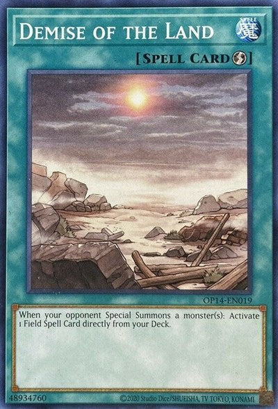 Demise of the Land (OP14-EN019) [OTS Tournament Pack 14]