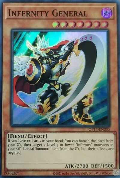 Infernity General (OP14-EN005) [OTS Tournament Pack 14]
