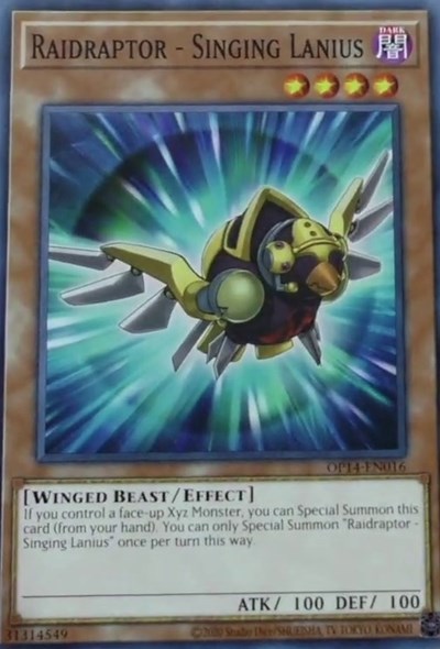 Raidraptor - Singing Lanius (OP14-EN016) [OTS Tournament Pack 14]