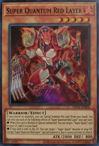 Super Quantum Red Layer (OP14-EN006) [OTS Tournament Pack 14]