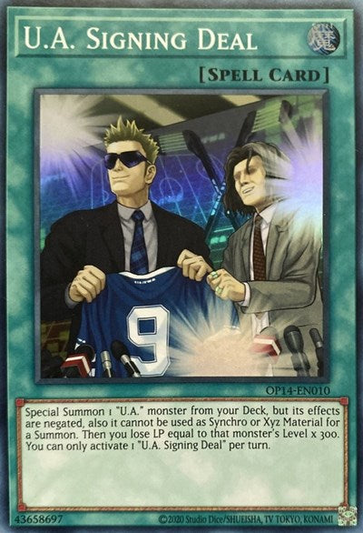 U.A. Signing Deal (OP14-EN010) [OTS Tournament Pack 14]