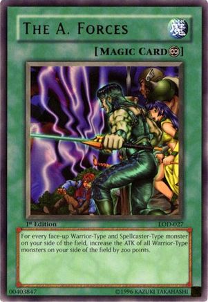 The A. Forces (LOD-027) - Legacy of Darkness 1st Edition