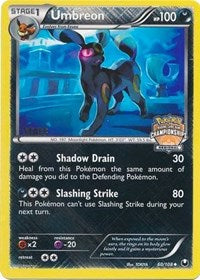 Umbreon - 60/108 (Regional Championships) [Staff] (060/108) [League & Championship Cards]