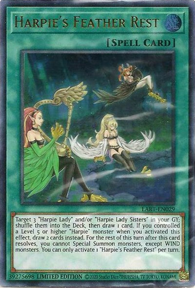 Harpie's Feather Rest (LART-EN029) [The Lost Art Promotion]