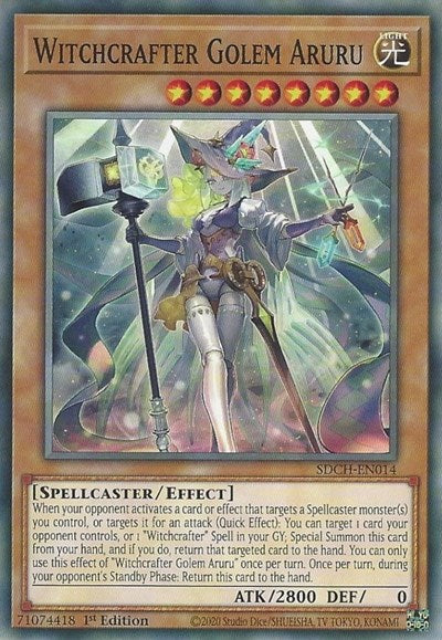 Witchcrafter Golem Aruru (SDCH-EN014) [Structure Deck: Spirit Charmers]