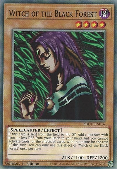 Witch of the Black Forest (SDCH-EN016) [Structure Deck: Spirit Charmers]