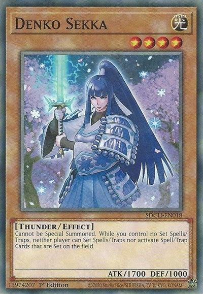 Denko Sekka (SDCH-EN018) [Structure Deck: Spirit Charmers]