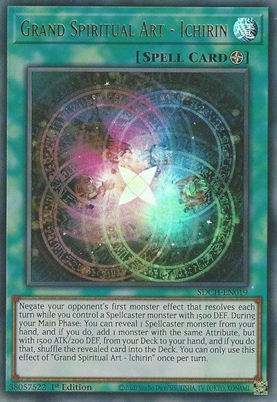 Grand Spiritual Art - Ichirin (SDCH-EN019) [Structure Deck: Spirit Charmers]