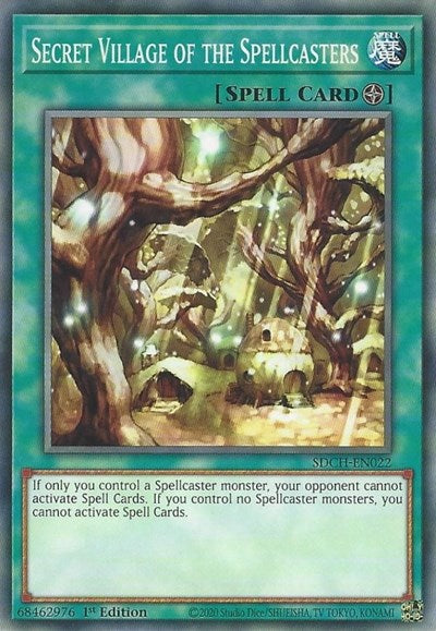 Secret Village of the Spellcasters (SDCH-EN022) [Structure Deck: Spirit Charmers]