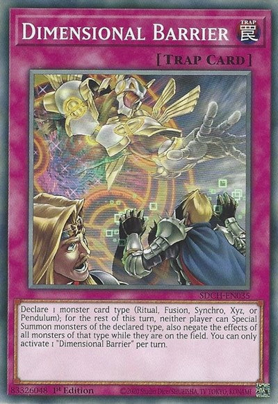 Dimensional Barrier (SDCH-EN035) [Structure Deck: Spirit Charmers]