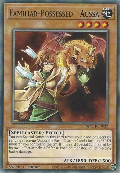Familiar-Possessed - Aussa (SDCH-EN037) [Structure Deck: Spirit Charmers]