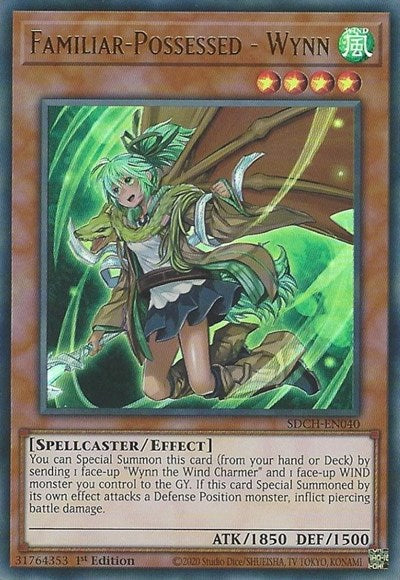 Familiar-Possessed - Wynn (Alternate Art) (SDCH-EN040) [Structure Deck: Spirit Charmers]