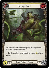 Savage Feast (Yellow) (WTR015) [Welcome to Rathe]