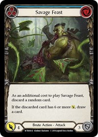 Savage Feast (Blue) (WTR016) [Welcome to Rathe]
