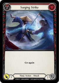 Surging Strike (Red) (WTR107) [Welcome to Rathe]
