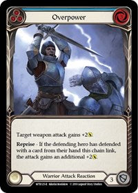 Overpower (Blue) (WTR125) [Welcome to Rathe]