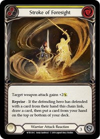 Stroke of Foresight (Yellow) (WTR139) [Welcome to Rathe]