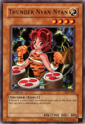 Thunder Nyan Nyan (LOD-059) - Legacy of Darkness 1st Edition