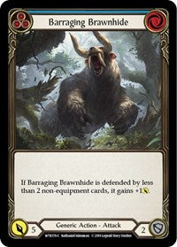 Barraging Brawnhide (Blue) (WTR178) [Welcome to Rathe]