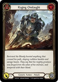 Raging Onslaught (Blue) (WTR190) [Welcome to Rathe]